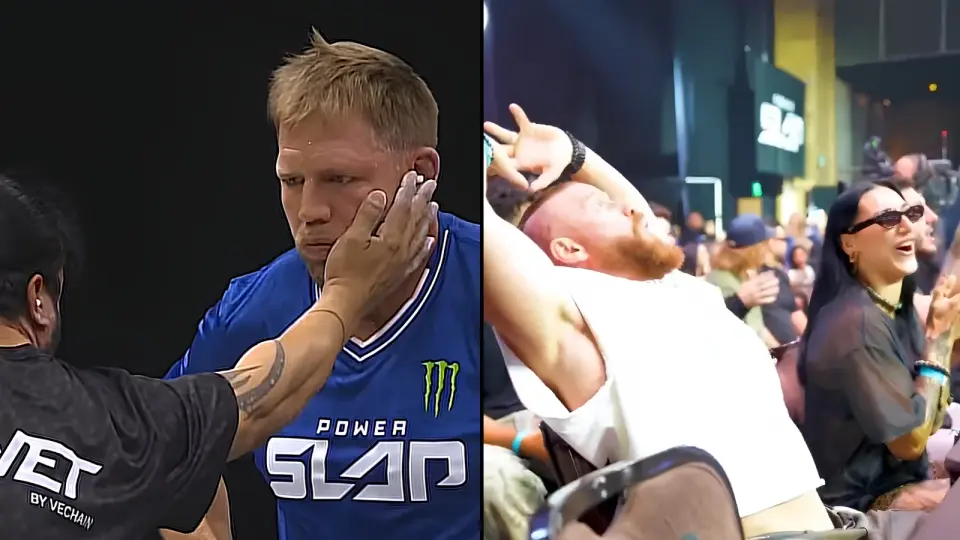 Ripley & Matthews Watch Jake Hager's Power Slap KO Live