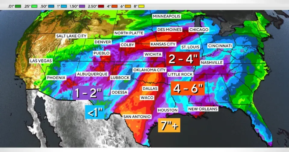 Polo remnants trigger flash flood emergency in New Mexico as storm remnants sweep across U.S.
