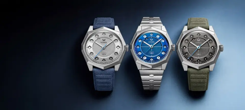 Voxel Launches Meridion VX01-E with Mechanical 12/24-Hour Switching Display