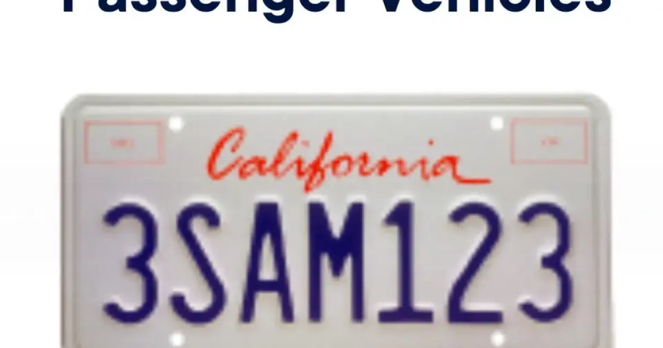 California Exhausts 46-Year License Plate Sequence, Switching to Mirrored Format
