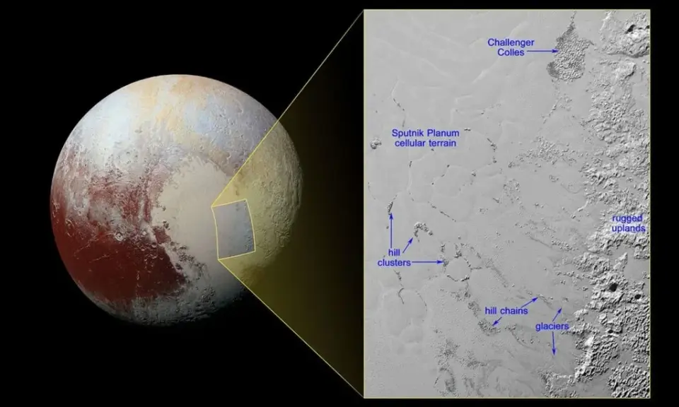 Pluto Reveals a Blue Sky, Floating Ice and a Binary-Style Orbital Dance