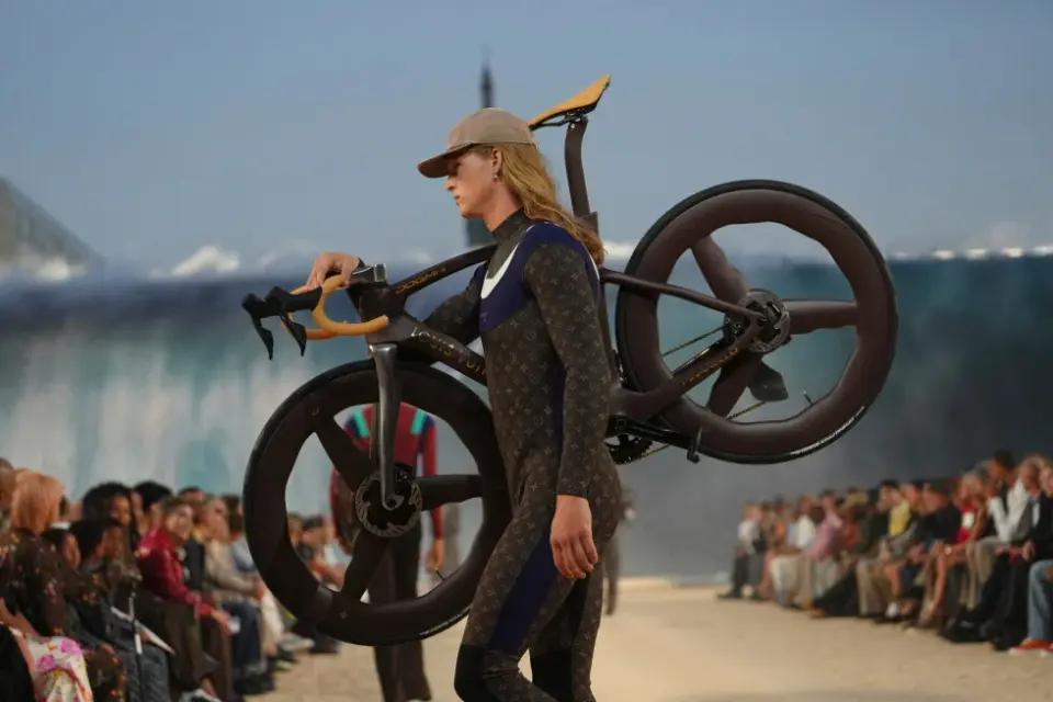 Pharrell Williams debuts surfing-infused LV men’s collection in Paris show