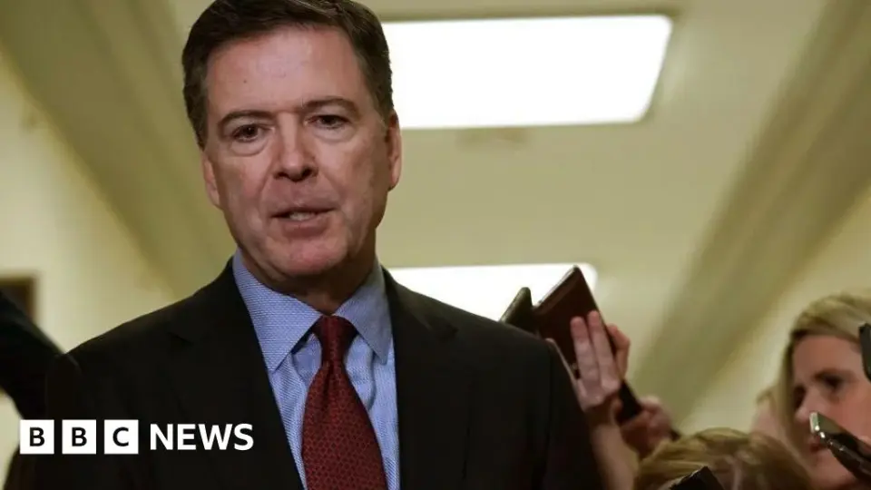 Former FBI Chief Comey Surrenders on Charge Tying Seashell Image to Threat Against Trump