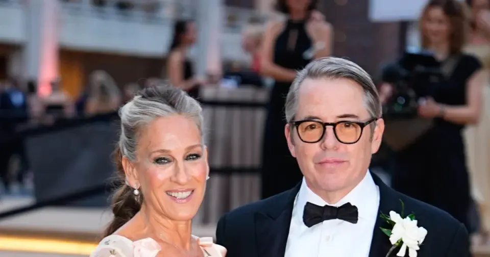 Parker and Broderick Charm NYC Ballet Gala with Coordinated Pink and Black Ensembles