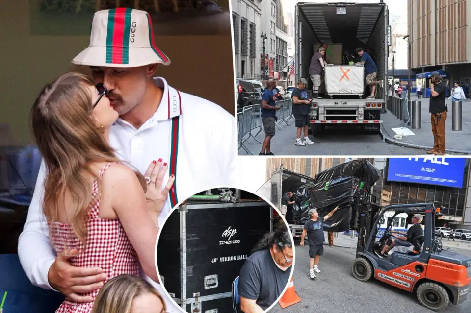Swift-Kelce Wedding Prep Takes Over MSG as Vendors Move In