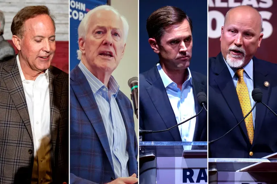 Paxton Narrowly Edges Cornyn in UH Poll Ahead of Texas GOP Runoff