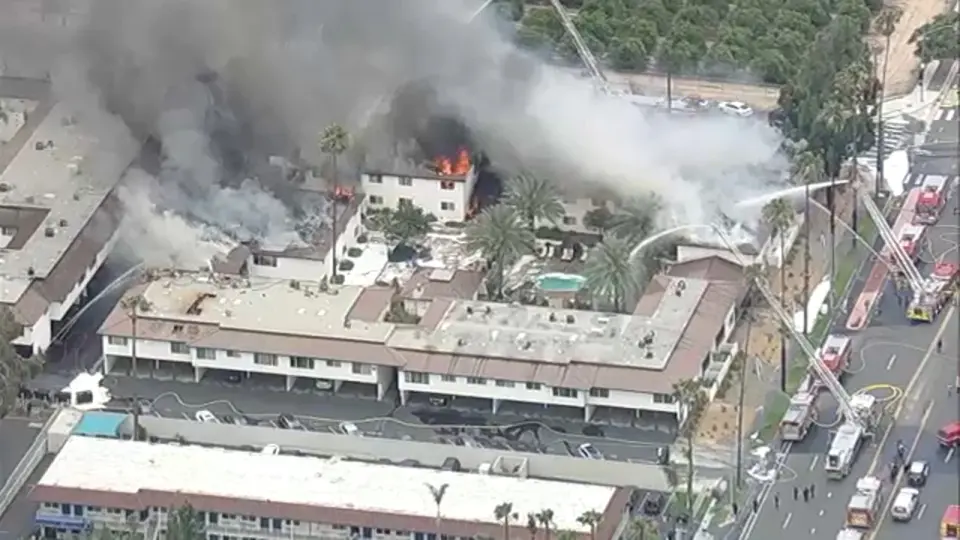 Riverside blaze at student housing displaces 150 residents, two buildings evacuated