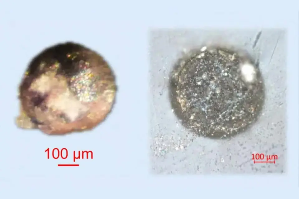 Tiny Hiroshima Grain Reveals a Novel Silicon-Rich Iron Alloy