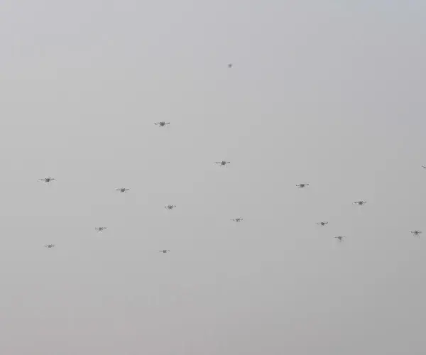 Drone Swarm Over Iran Could Explain F-15 Downing, Pilot Says