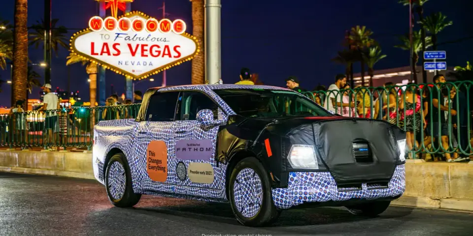 Ford Unveils Fathom EV Truck Prototypes in Las Vegas Ahead of 2027 Launch
