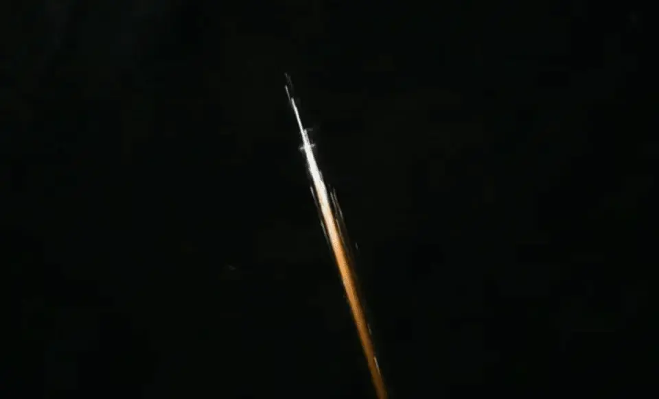 Fireball from Space: ISS Captures Debris Reentry Over West Africa