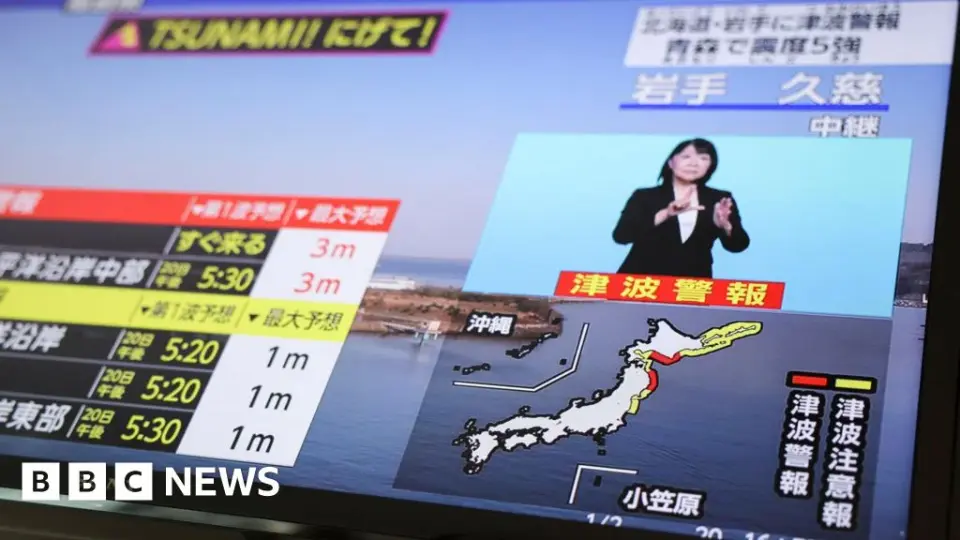 Japan braces for possible megaquake after 7.7 quake triggers tsunami warnings