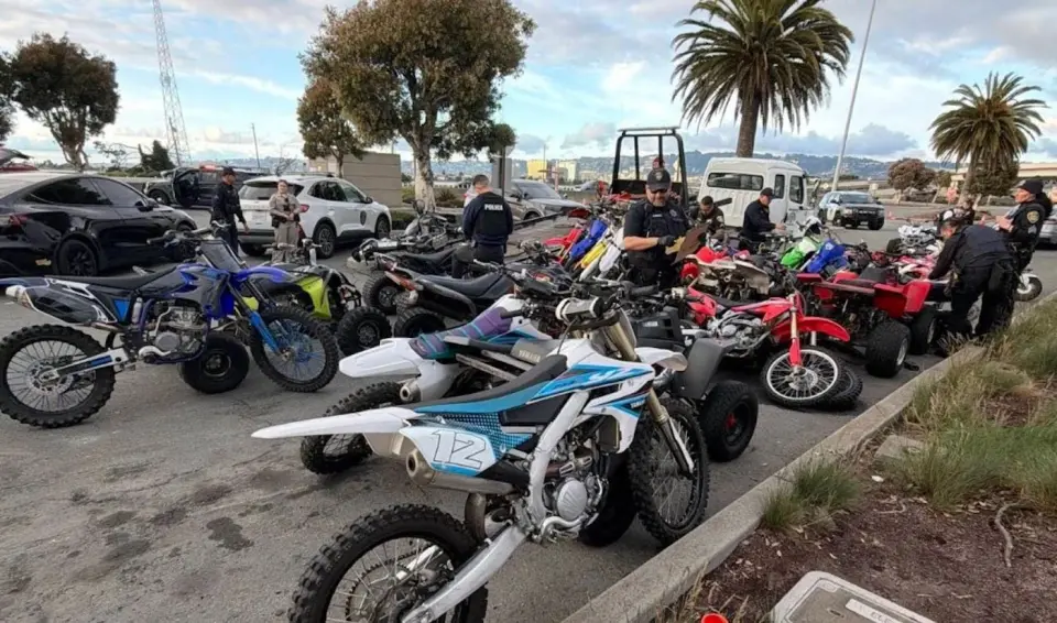 Bay Bridge Chaos: 70 Dirt Bikes Takeover Ends in Arrests and Bay Rescue