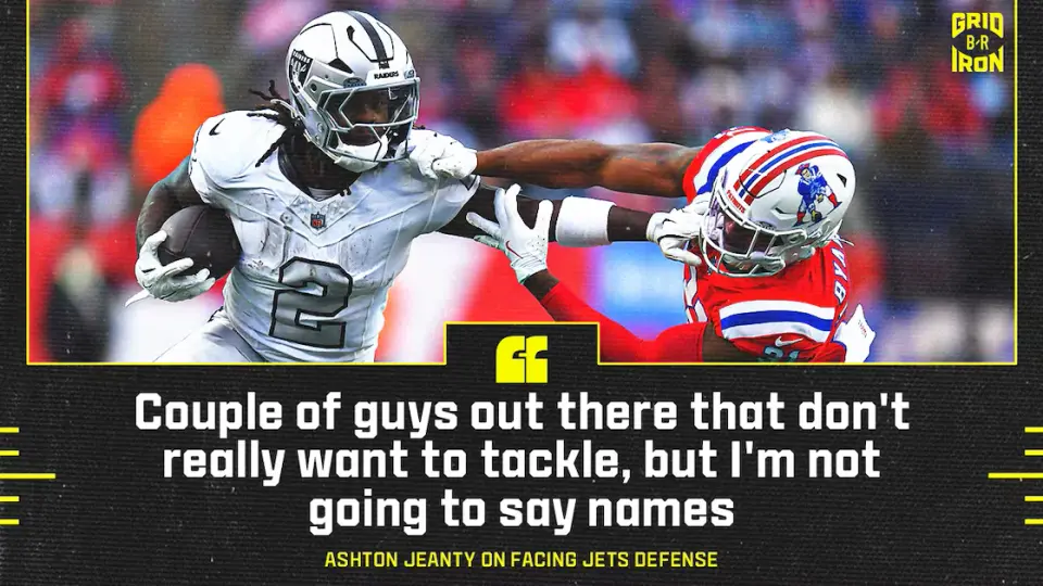 Jeanty's 'No Tackling' Jabs Ignite Jets-Raiders Week 8 Clash