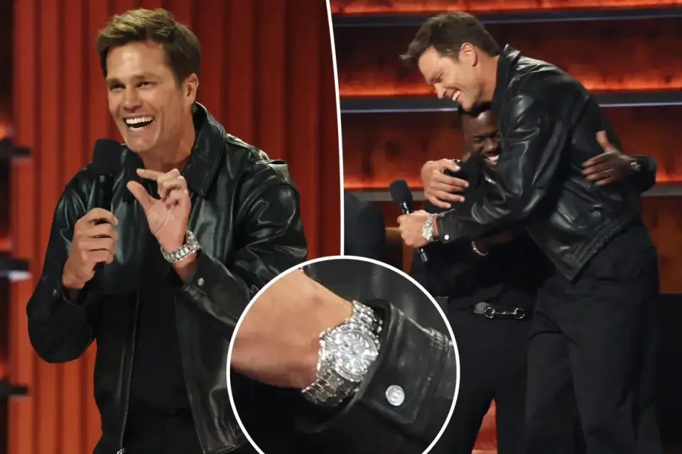 Brady Flashes a $6M Diamond Rolex at Kevin Hart Netflix Roast