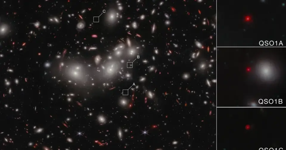 JWST Finds Black Holes That Precede Galaxies in the Early Universe
