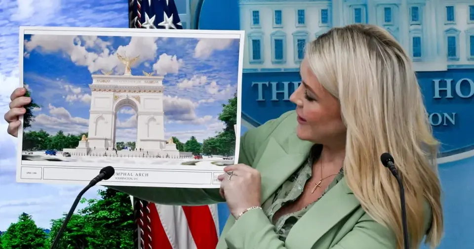 Trump’s 250-Foot Arch Faces Congressional Hurdle as Ballroom Plans Move Ahead