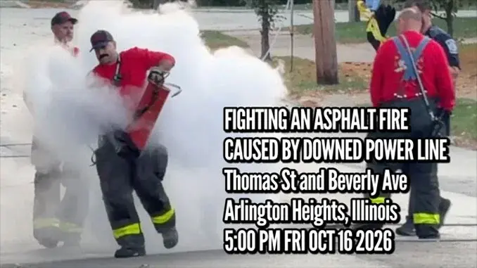 Arlington Heights Firefighters Criticized for Unsafe Tactics in Downed Power Line Fire