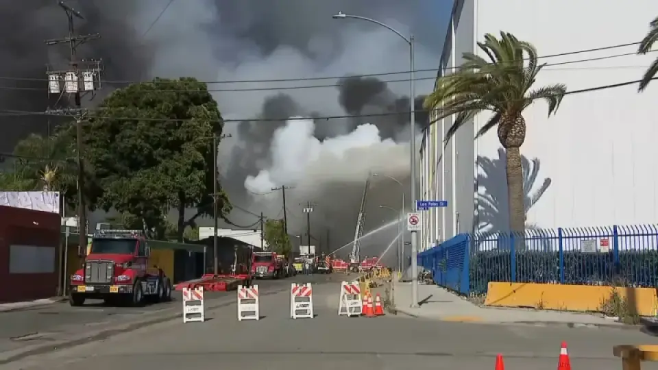Boyle Heights Fire Triggers Emergency Declaration Over Biohazard Fears