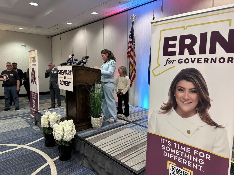 Credit-Card Scandal Forces Erin Stewart to Halt Governor Bid