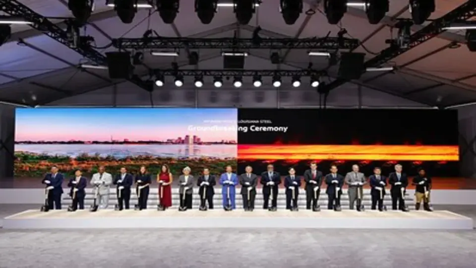 Hyundai and Posco break ground on $5.8B Louisiana steel mill to anchor US auto supply chain