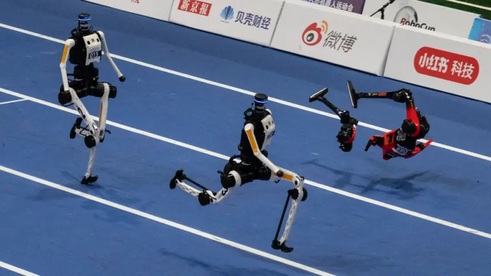 Beijing's World Humanoid Games Put Fast Bots, Sparks and Setbacks on Display