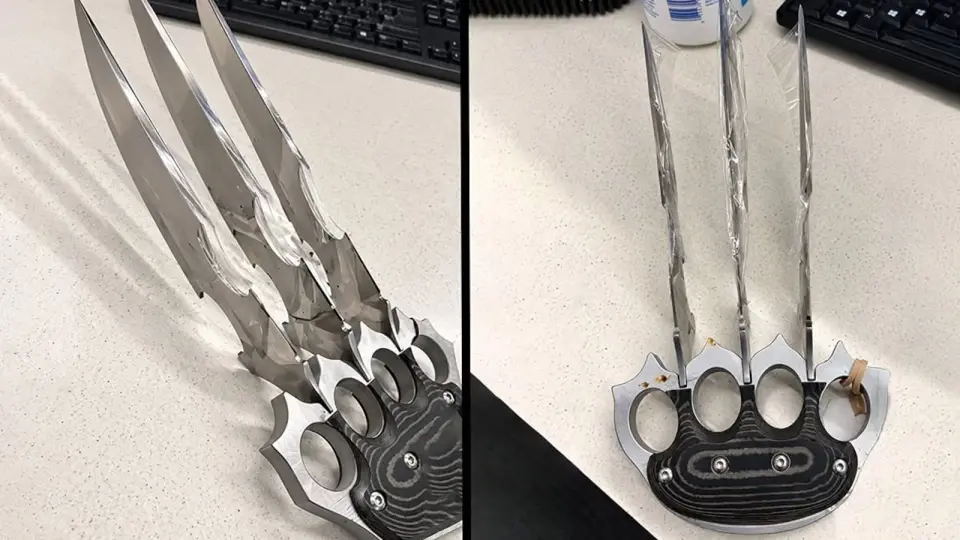 TSA officers intercept Wolverine-style steel claws in Seattle carry-on bag