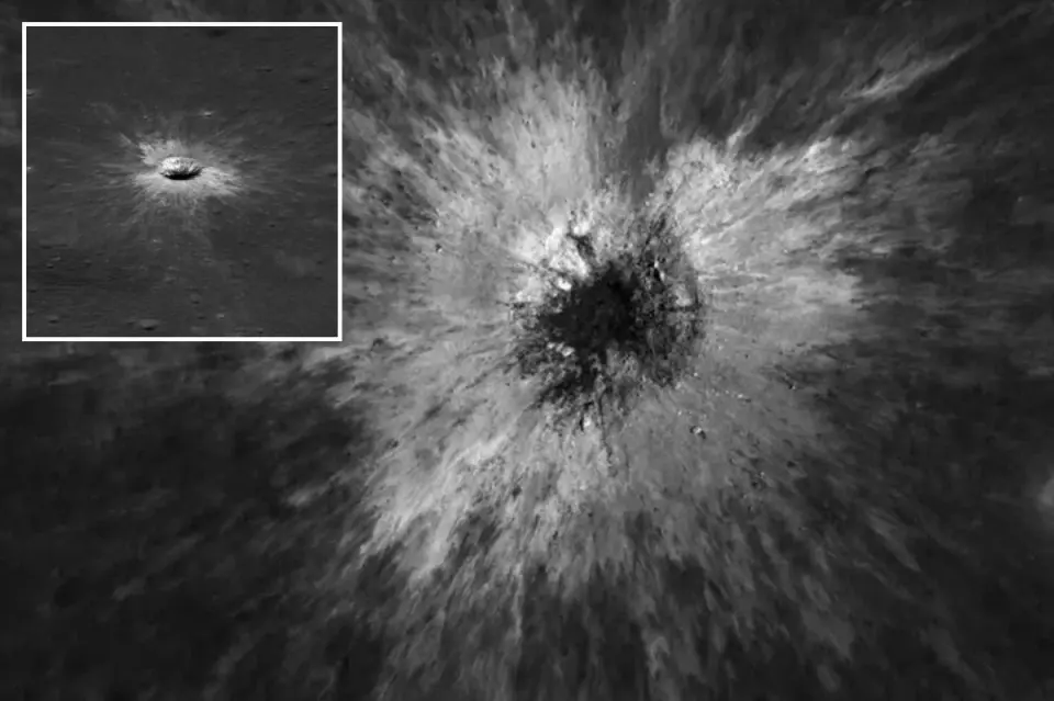 Record-Breaking Moon Crater Detected by NASA