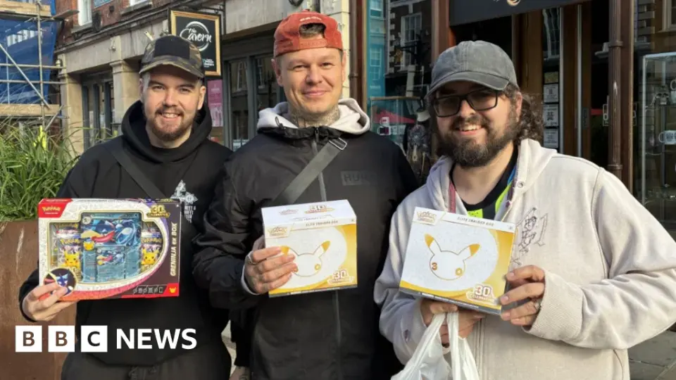 Pokémon fans camp overnight for record 30th-anniversary card drop