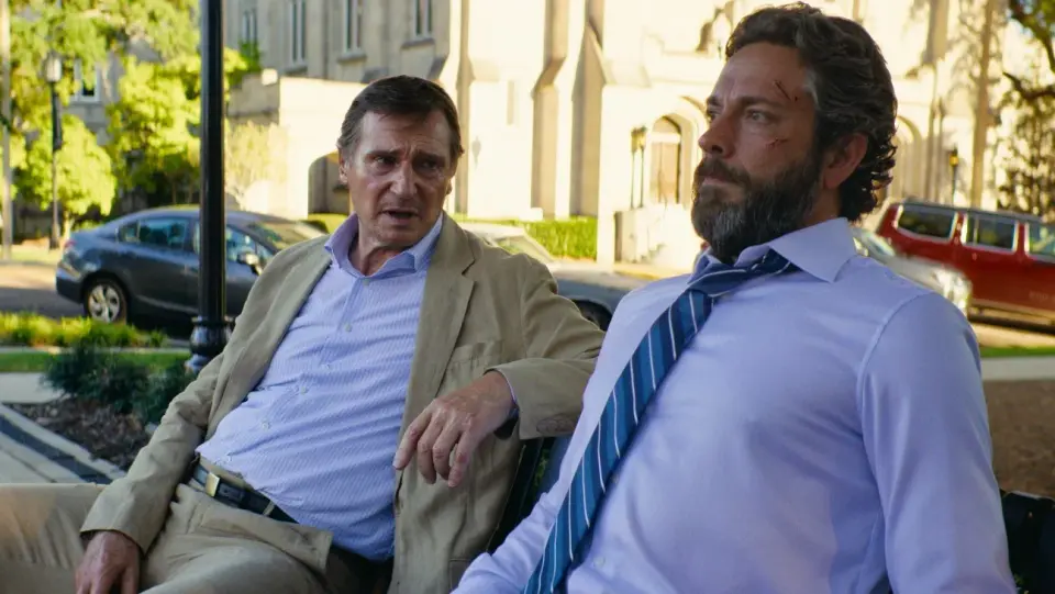 Review: 'The Fix' Pairs Zachary Levi and Liam Neeson in a Bloated Geopolitical Thriller