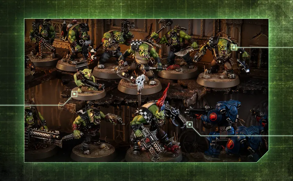 Endless customization awaits in the new Ork Boyz kit