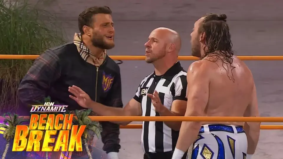 Omega vs MJF lands on Beach Break, reshaping AEW's Redemption plan