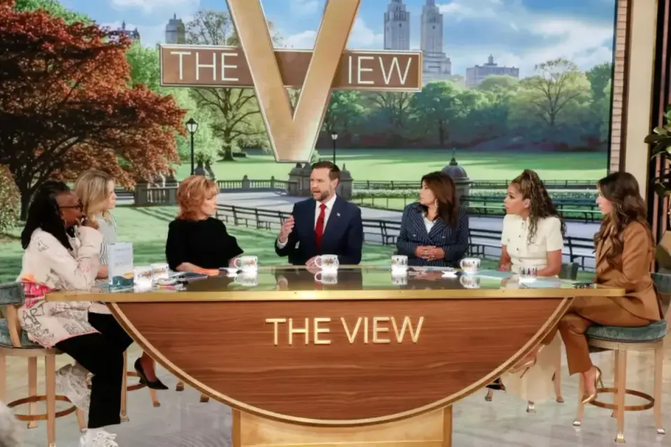 Sunny Hostin teases Behar's 'in love' moment with JD Vance on The View