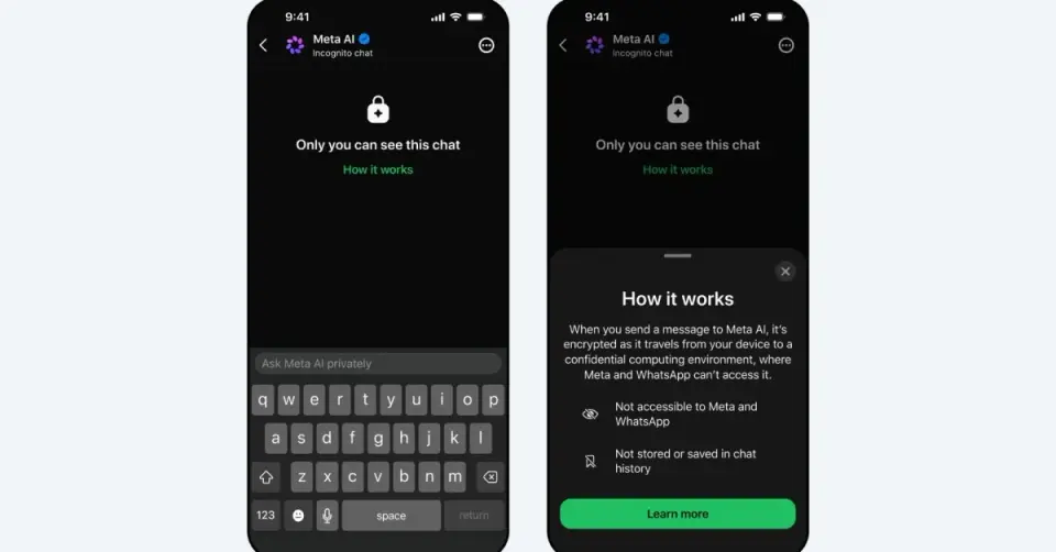 Meta unveils Incognito Chat: end-to-end encrypted AI with no server logs