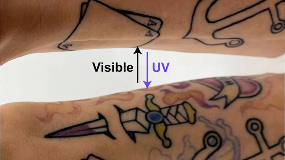 PhotoTat: New Ink Allows Tattoos to Be Hidden or Changed with Light