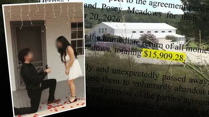 Texas Venue Retains $16K After Groom’s Death, Countersues Fiancée