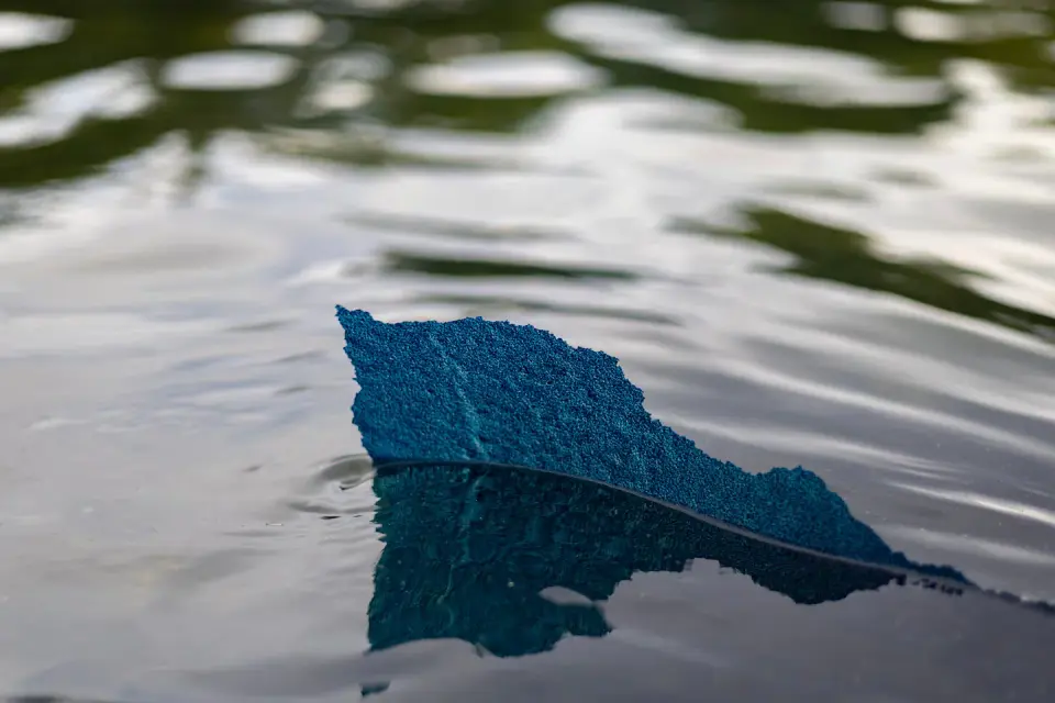 Blue Paint Peels from the Reflecting Pool as Algae Cleanup Persists After $14M Renovation