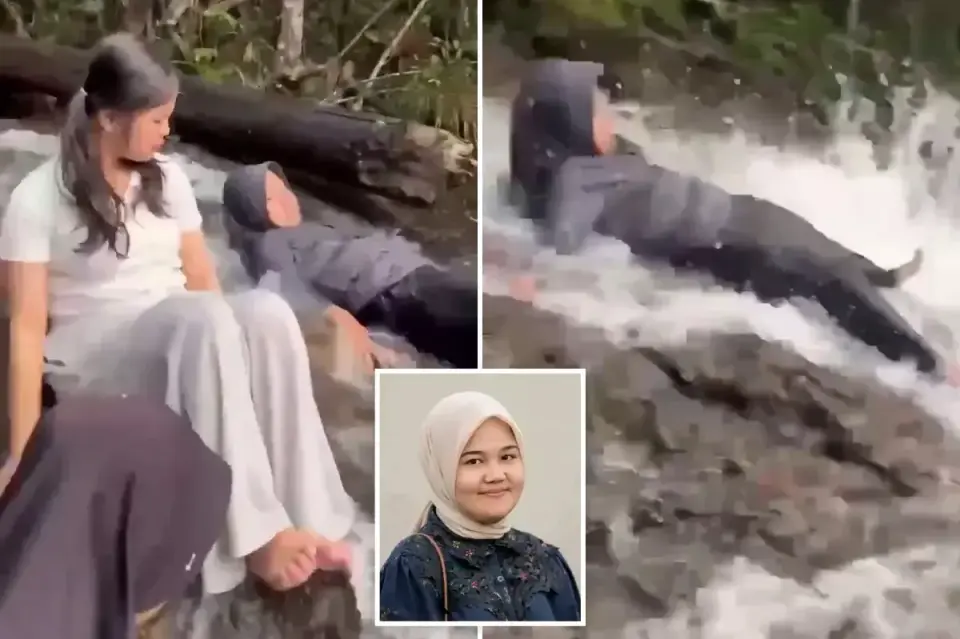 25-Year-Old Woman Dies After Slipping Off Rock at Indonesian Waterfall