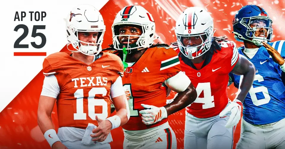Texas Stays No. 1 as Week 3 AP Top 25 Reveals Upsets and Fresh Faces