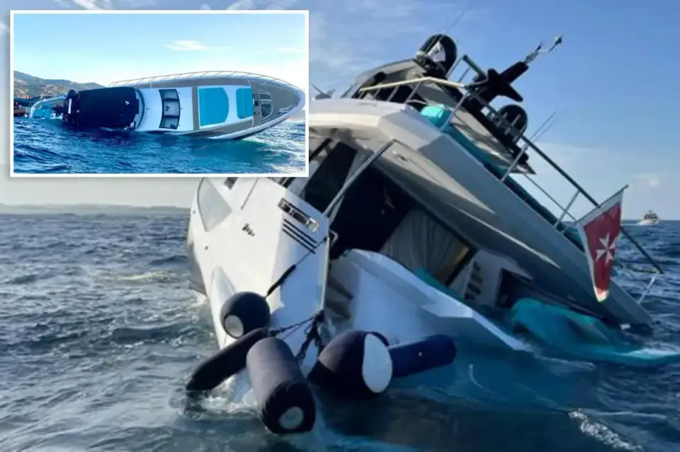 New-owner luxury mega-yacht sinks off Sardinia days after handover