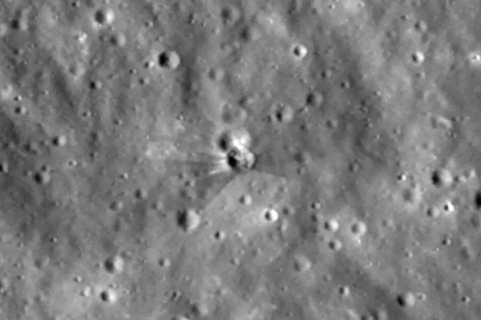 NASA’s sharp new look at SpaceX’s crashed lunar crater