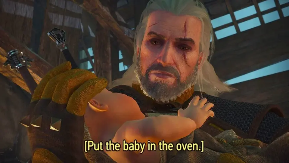 Witcher 3 Realism Backfire: NPCs Dropped Babies in Fear Reactions