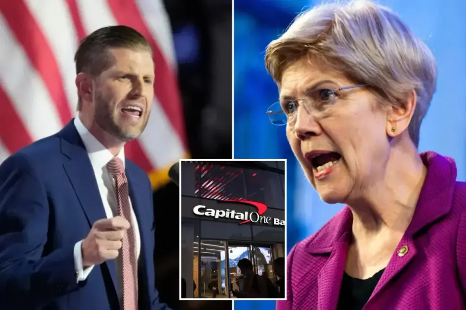 Warren presses Eric Trump on whether Capital One suit will be revived amid CFPB probe