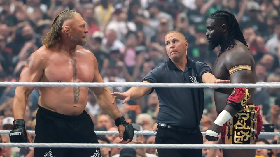 WWE Plans Three-Match Brock Lesnar vs Oba Femi Saga, Finale Headed for Oba Femi