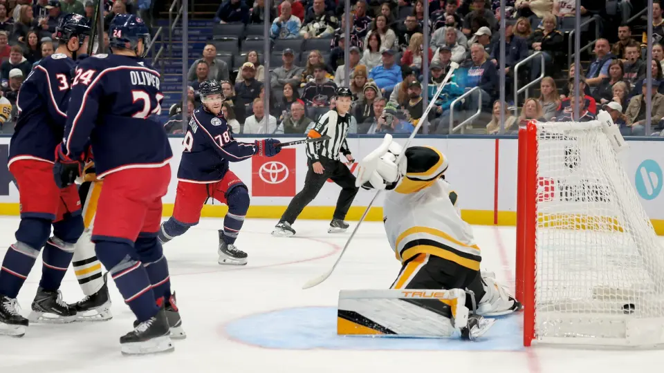 Penguins drop third straight game as Murashov shines in shootout loss to Blue Jackets