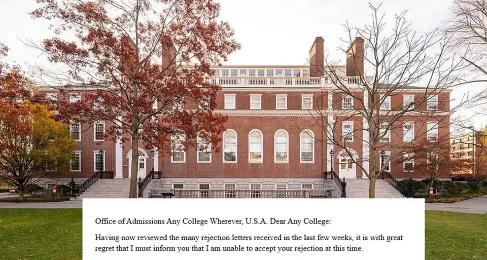 Paul Devlin's 1981 Rejection Letter to Harvard Goes Viral