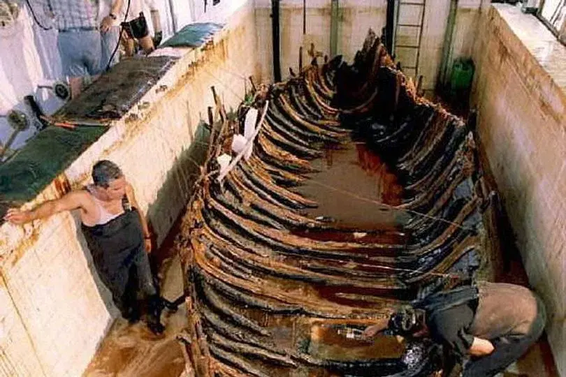 Ancient Sea of Galilee Boat Echoes Gospel Tale