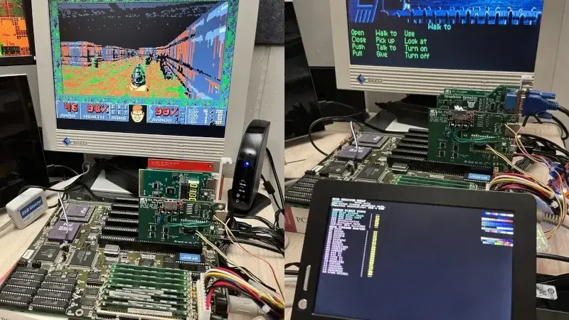 ISA-Era PCs Meet Modern DisplayLink Graphics with PicoGraph