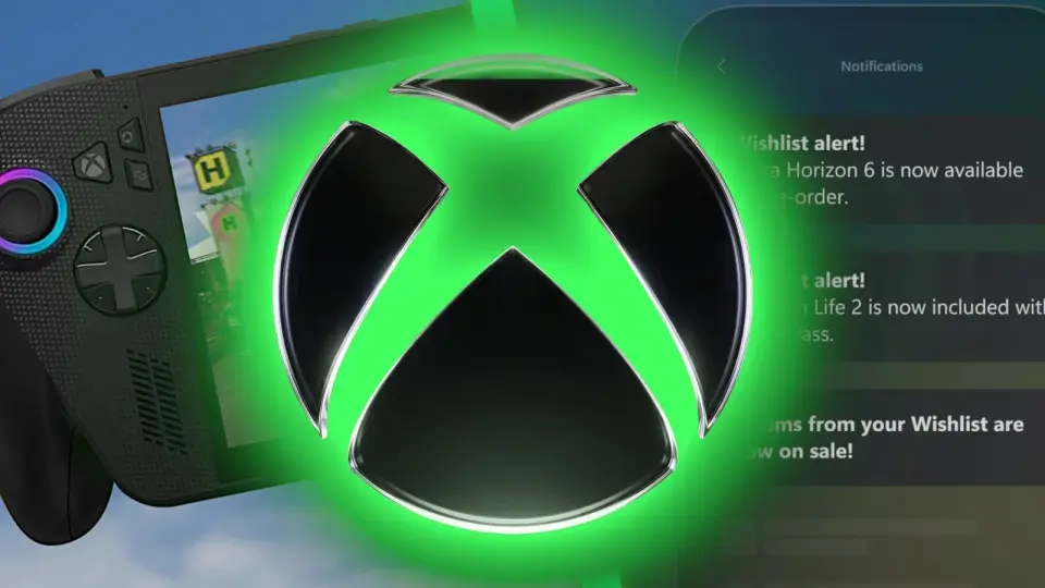 Xbox mobile app adds Wishlist alerts; Ally handhelds gain dock-to-TV features
