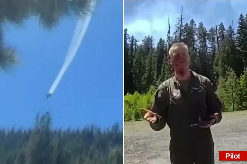 Bloodied Marine pilot survives fiery F/A-18 crash in Washington